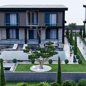 Premade Landscape Design, Zone  Landscape Design, Landscaping Privacy, Landscape Design, Ready-Made Digital Design, Premade Fence Project