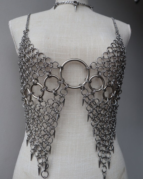 Y2k Chainmail Top - Etsy