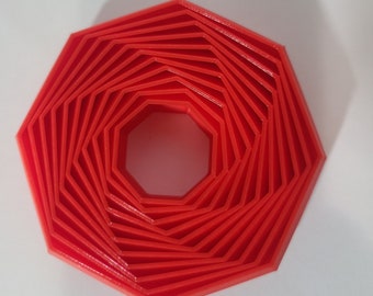 3D Printed Octagon Fidget Toy, Calming Sensory ASMR