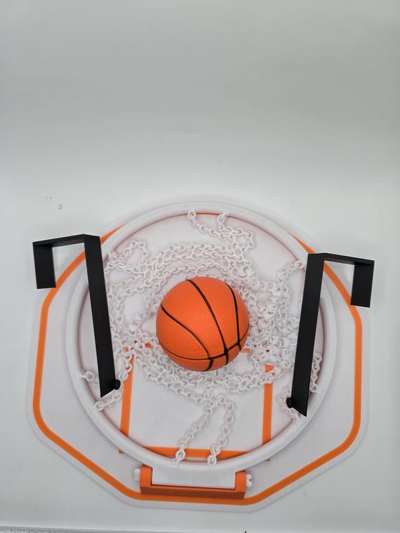 Portable Mini Basketball Hoop | 3D Printed | Easy Door/Cubicle Mount
