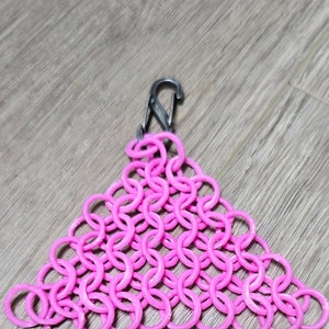 3D Printed Ring Chainmail Fidget Keychain - Unique Stress Relief and Accessory