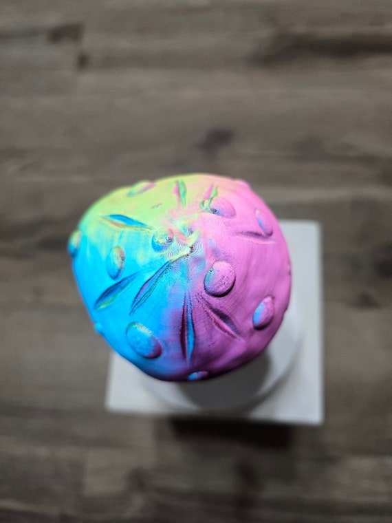 Mini Mushroom Dice Tower - Tricolor Silk PLA - Portable & Mystical