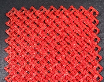 Juguete antiestrés de malla de malla impresa en 3D y aplastable - Colores cristalinos