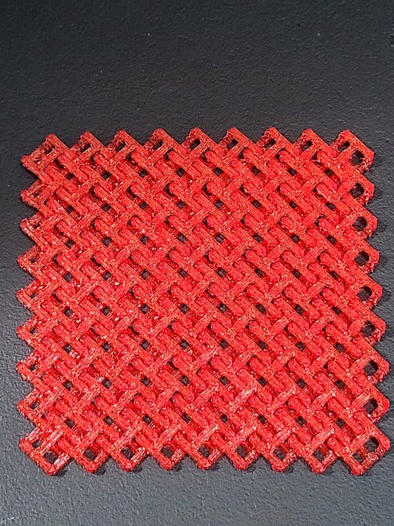 Squishable 3D Printed Chainmail Fidget Toy - Crystal Colors