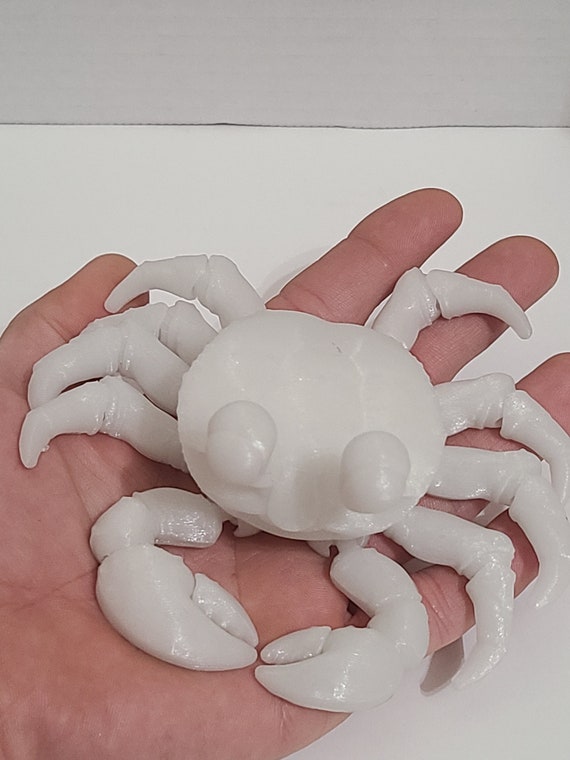 3D Printed Ghost Crab: Articulated Posable Toy