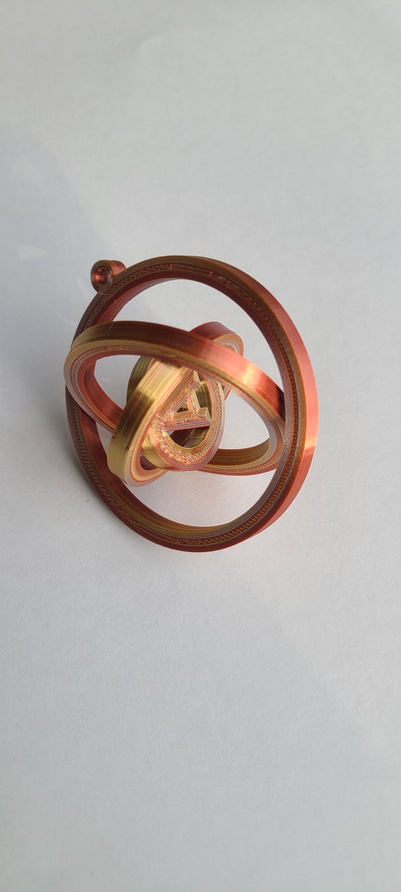 Family Ornament Personalized Monogram Fidget Ornament 3D Printed Christmas Gift Gift Tag Christmas Tree Ornament Unique