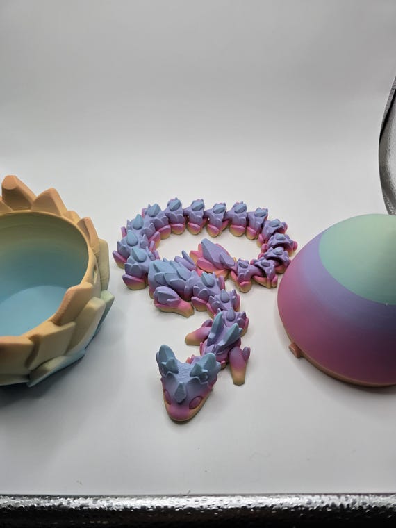 Hatch Rubikuro the Dragon 3D Printed Collectible