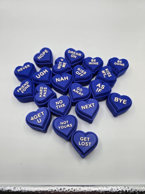 Cold Hearted Clicky Buttons Anti-Valentine's Day Fidgets
