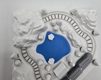 Icebreaker Mini Train Diorama – Hand-Cranked Magnetic Railway Scene