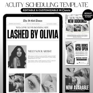 以下が含まれることがあります： まつげエクステアーティストのウェブサイトテンプレートの白黒画像。テンプレートには、アーティストの写真、サービスの説明、予約への呼びかけが含まれています。テンプレートはモバイルデバイスでの使用を目的としています。