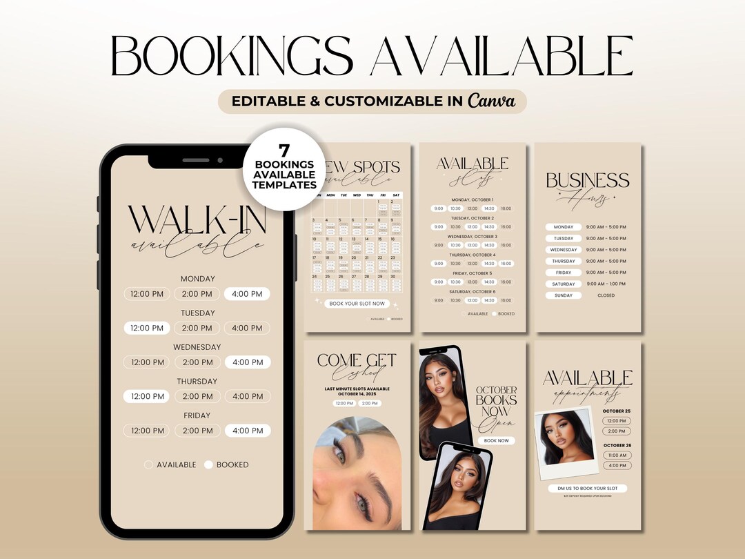 Bookings Available Lash Tech Appointment Available Lash Booking ...