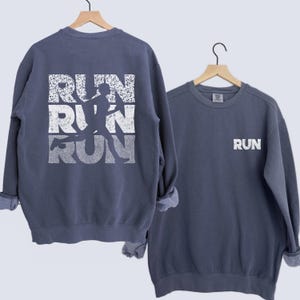 Running Sweatshirt Running Gifts Trail Running Marathon Gift For Runner Track And Field Christmas Runner Runner Gift Run Club Sweatshirt