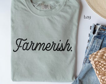 Vintage Farmer Tshirt Gift For Farm Lover Friend Farmer Tshirt Cute Western Style Shirt Farm Shirt Gifted Cowgirl Cute Tshirt Local Farm Tee