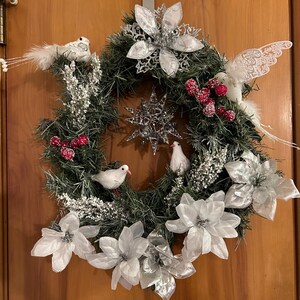Let It Snow-krans / kerstkrans / vakantiekrans