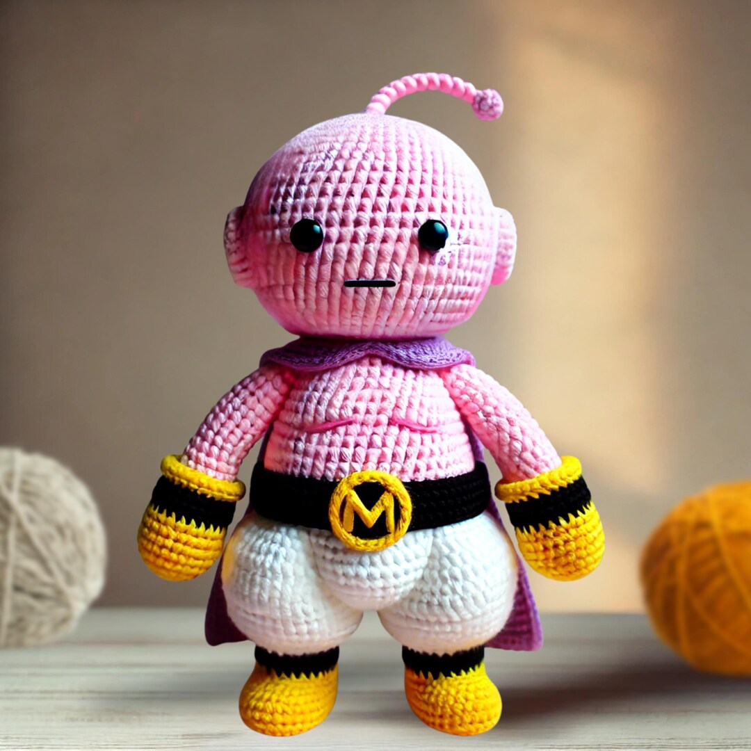 Anime Amigurumi Pattern PDF Majin Buu Crochet Pattern Fat Buu Crochet ...