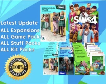 The sims 4 complete collection all DLCs expansion for wind0ws