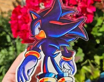 4" CLEAR sa2 shadow sticker