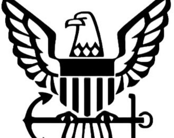 Archivo de corte láser SVG, Dxf, PnG de la Marina de los Estados Unidos, archivo LOgo y Shield