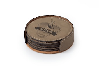 Custom Round Coaster Set