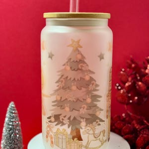 Christmas tree,drinkware,glasscup,navidad,christmas,gift,regalo,vasosublimado,family,friends,vasodevidrio,holiday,sublimation up