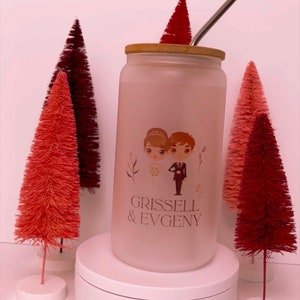 Vaso,boda,personalizado,pareja,regalo,favor,regalo,brideshower,despedidadesoltera,esposa,marido,vasodevidrio,personalizado,sublimado