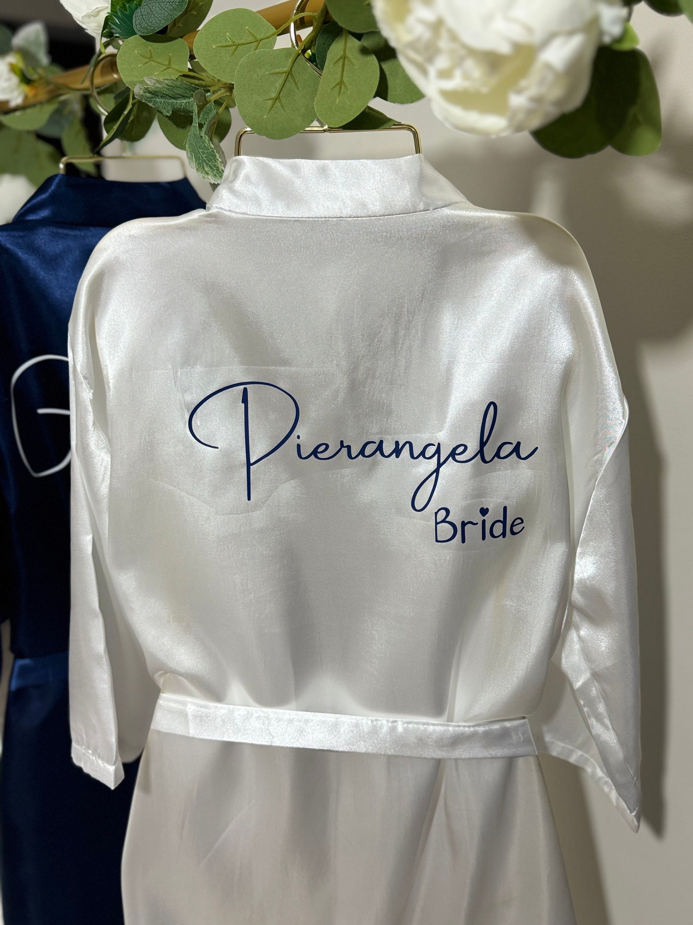 Personalized Bridal Robes – Custom Satin Robes for Bridesmaids, Wedding ...
