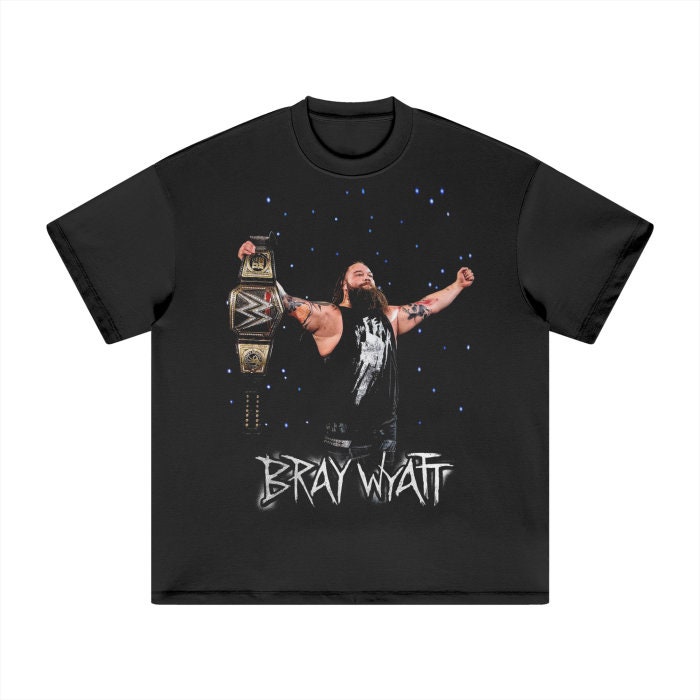 WWE Bray Wyatt The Fiend You Can't Hurt It Authentic T-Shirt, S Black :  : Fashion