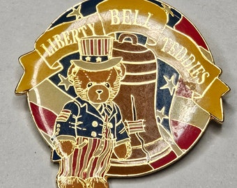 Vintage Liberty Teddies pin