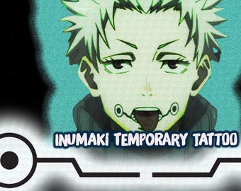 Inumaki Tattoo - Temporäre Cosplay Tattoo