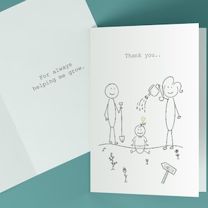 Parent Appreciation Card- Fathers Day, Mothers Day, Queer or LGBTQIA Parents, Single Parent, Congratulations, Baby Shower