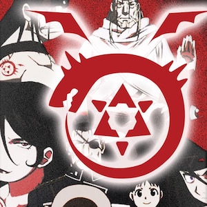 Homunculus Tattoo- Full Metal Alchemist - Temporary Tattoo