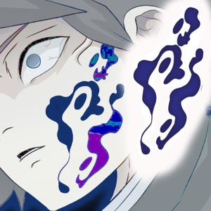 Tatuaje Giyu- Tatuaje temporal de cosplay de Demon Slayer- Kimetsu No Yaiba