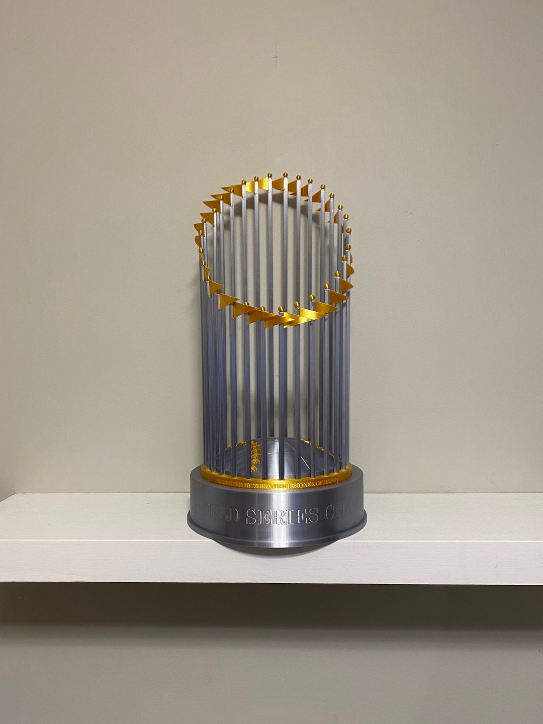 Trophy Dodgers 2021 World Champions Champions Trophy Los Angeles