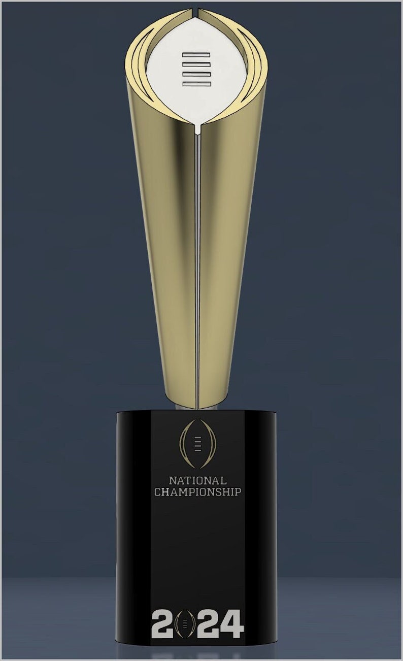 3D Printed 2024 College Football Playoff National Championship Trophy