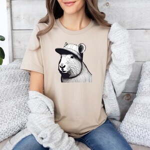 Capybara Shirt, Capybara Shirt, Cute Capybara, Capybara Gift, Capybara Drawing, Capybara Vintage Shirt