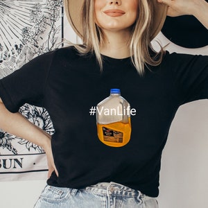 VanLife Funny Tee, #VanLife, Van Life Shirt, Van Life Gift, Home is Where You Park It Gift, Stealth Camping Gift, Mini Van Life Gift, Nomad image 1