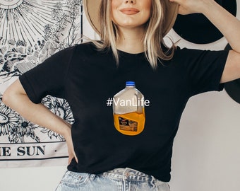 VanLife Funny Tee, #VanLife, Van Life Shirt, Van Life Gift, Home is Where You Park It Gift, Stealth Camping Gift, Mini Van Life Gift, Nomad