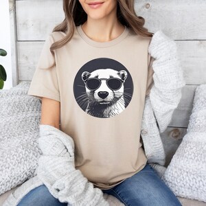 Cool Otter Shirt, Otter Sunglasses Shirt, Cute Otter shirt, Otter Lovers Shirt, Beachy Shirt, Animal Lovers Gift