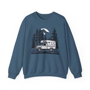 Truck Camper Life Sweatshirt, Truck Camper Shirt, Truck Camper Gift, Nomad Shirt, VanLife, Van Life, Camping Gift image 9