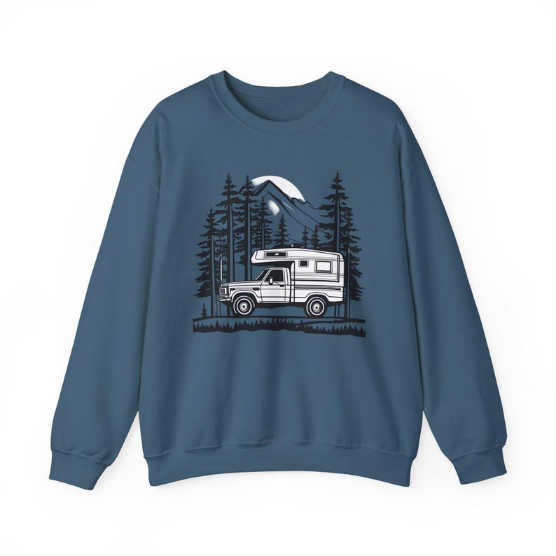 Truck Camper Life Sweatshirt, Truck Camper Shirt, Truck Camper Gift, Nomad Shirt, VanLife, Van Life, Camping Gift image 9