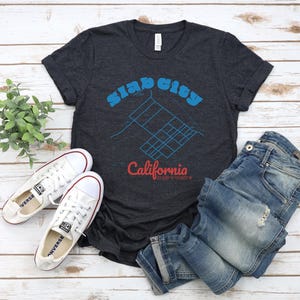 Slab City Kalifornien Vintage Karte T-Shirt, The Slabs Shirt, East Jesus, Salton Sea, Kalifornien Platten Geschenk, der letzte freie Ort, Van Life