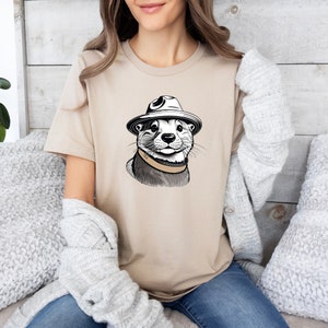 Classy Otter Shirt, Cute Otter Shirt, Cool Otter Shirt, Otter Lovers Shirt, Animal Lovers Shirt