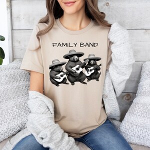 Capybara Family Band Shirt, Capybara Shirt, Capybara Gift, Capybara