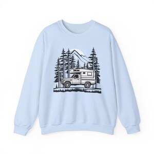 Truck Camper Life Sweatshirt, Truck Camper Shirt, Truck Camper Gift, Nomad Shirt, VanLife, Van Life, Camping Gift image 8
