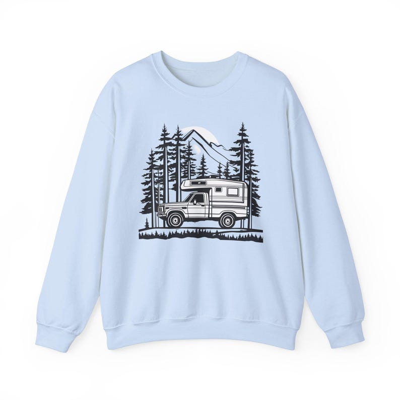 Truck Camper Life Sweatshirt, Truck Camper Shirt, Truck Camper Gift, Nomad Shirt, VanLife, Van Life, Camping Gift image 8