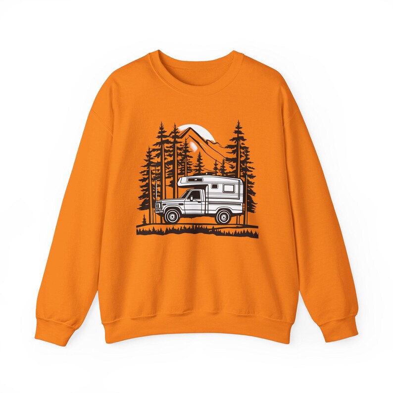 Truck Camper Life Sweatshirt, Truck Camper Shirt, Truck Camper Gift, Nomad Shirt, VanLife, Van Life, Camping Gift image 7