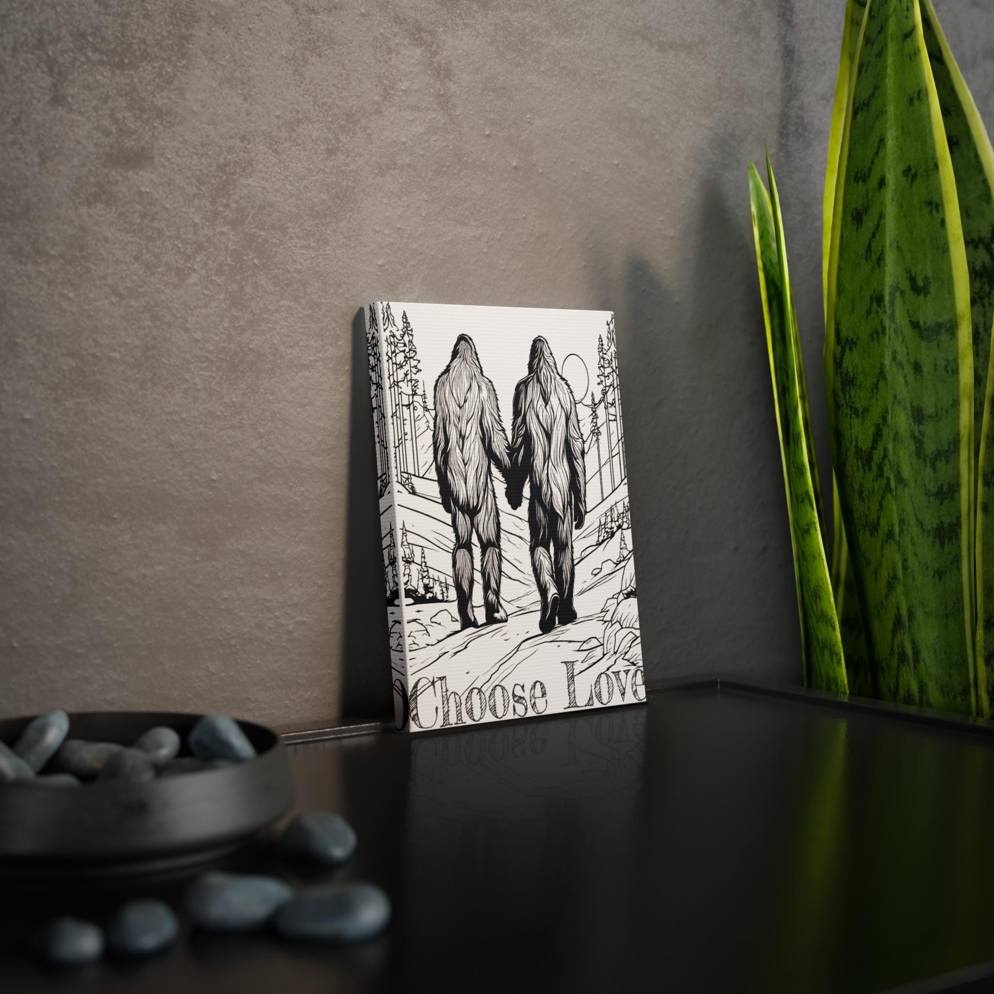 Custom Bigfoot Cutting Board Unique Gift For Camping Couple Custom