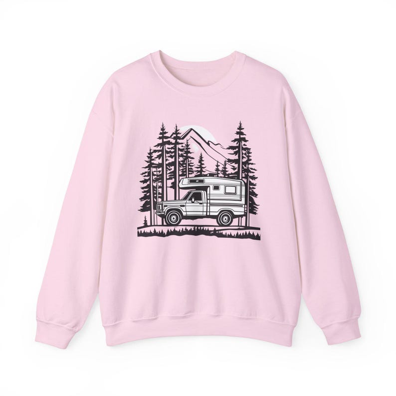 Truck Camper Life Sweatshirt, Truck Camper Shirt, Truck Camper Gift, Nomad Shirt, VanLife, Van Life, Camping Gift image 10