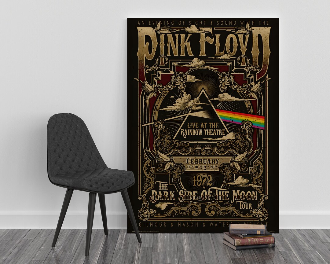 Pink Floyd Poster Vintage Poster Music Poster Home Decor Wall Decor ...