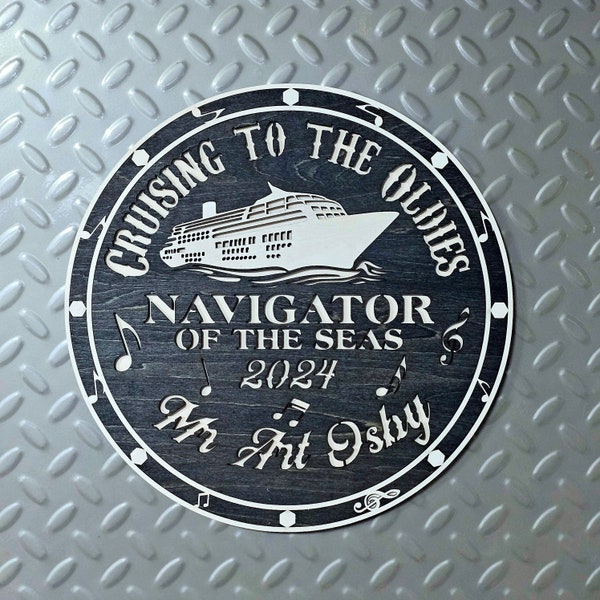 Oldies Cruise Door Magnets Customized for Royal Caribbean Navigator